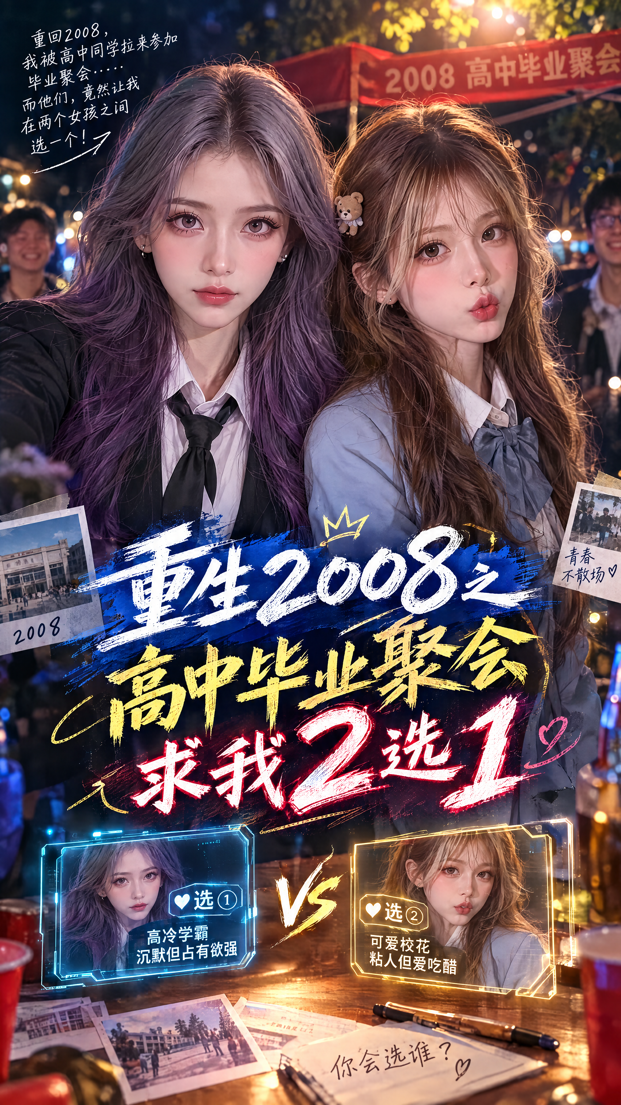 重生2008之高中毕业聚会求我2选1